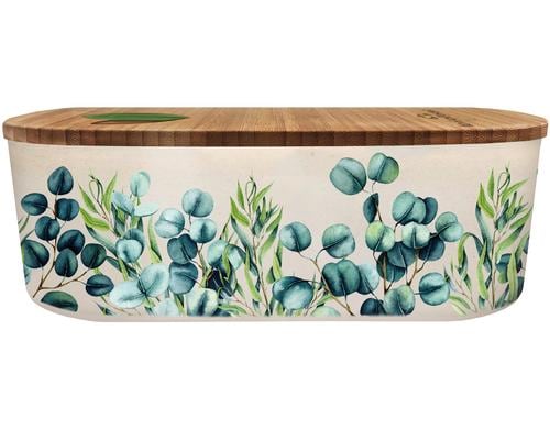 bioloco Lunchbox oval - eucalyptus 18 x 9,5 x 6 cm