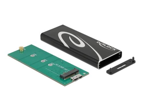 Delock Externes Gehuse SuperSpeed USB fr M.2 SATA SSD Key B