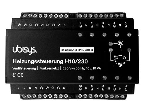 ubisys ZigBee Heizungssteuerung H10 230V AC 10 fach, Basismodul