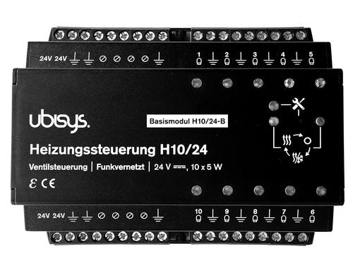 ubisys ZigBee Heizungssteuerung H10 24V DC 10 fach, Basismodul