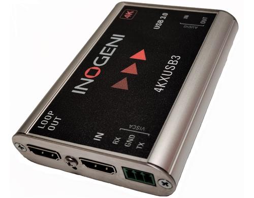 Inogeni 4KXUSB3 Konverter: HDMI>USB, 4K, Loop, Audio, VISCA