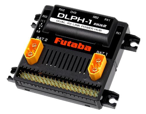 Futaba Dual Link Power Hub Akkuweiche fr bis zu 18 HPS-Servos