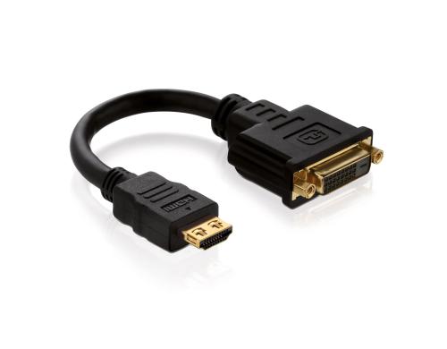 Purelink HDMI Male-DVI Female, 001m HDMI-Stecker auf DVI-Buchse