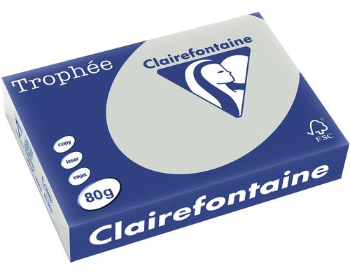 Clairefontaine Kopierpapier Trophe grau, 500 Blatt, 80gm2