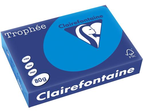 Clairefontaine Kopierpapier Trophe klarblau, 500 Blatt, 80gm2