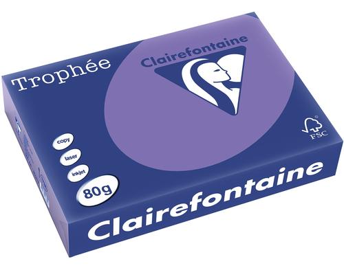 Clairefontaine Kopierpapier Trophe violett, 500 Blatt, 80gm2