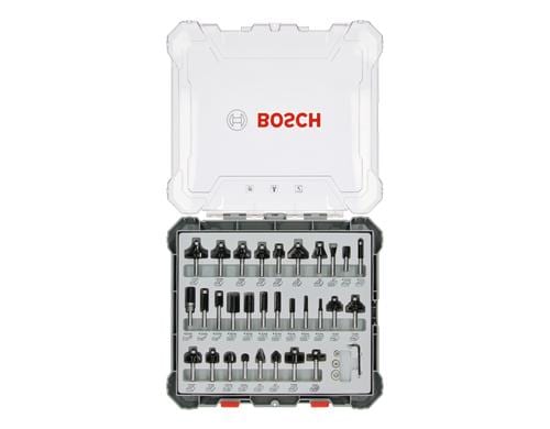 Bosch Professional 30-teiliges Frser-Set 6-mm-Schaft