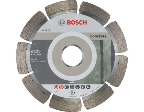 Bosch Professional Diamanttrennscheibe Standard for Concrete, 125x22,23x1,6x10 mm