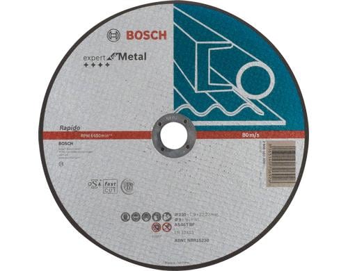 Bosch Professional Trennscheibe gerade Expert for Metal, 230 mm, 1,9 mm