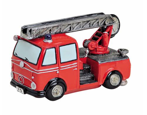 Spardose Feuerwehrwagen aus Poly B16xT8xH10cm