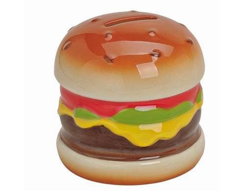 Spardose Hamburger aus Keramik B10xT10cm