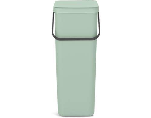 Brabantia Sort & Go Recyclingbehlter Inhalt 40 Liter, Jade Green