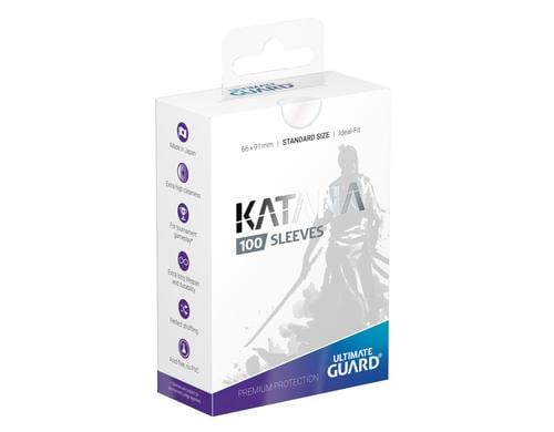 Ultimate Guard Katana Sleeves Standardgrsse Transparent (100)
