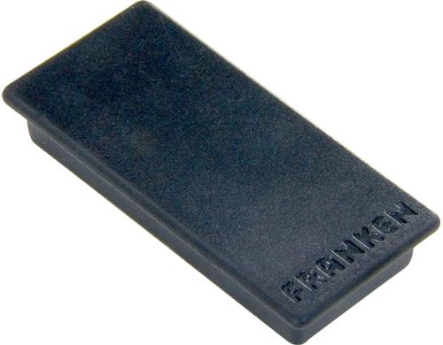 FRANKEN Magnete, 23 x 50 mm, 10 Stck schwarz