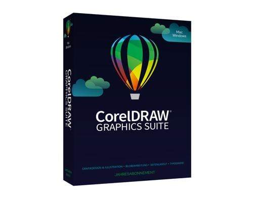 Corel CorelDraw Graphics Suite Agnostic Single User, Box, Windows, 1 Jahr, deutsch