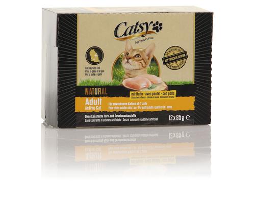 Catsy Adult Active Cat Chicken 12x85g