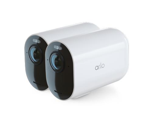 Arlo VMS5242: IP Kamera 2er Set Arlo Ultra 2 XL SpotlightHD-Kamera weiss