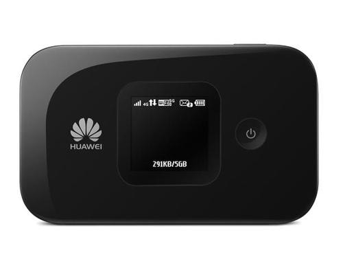 Huawei E5577-320:LTE/3G Mobil Modem schwarz 150Mbps down/50Mbps upload, 10x WLAN,15Std.