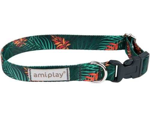 Amiplay Halsband Be Happy Jungle M, 20mm/25-40cm