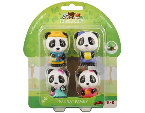 Klorofil 4er-Set Familie Panda 