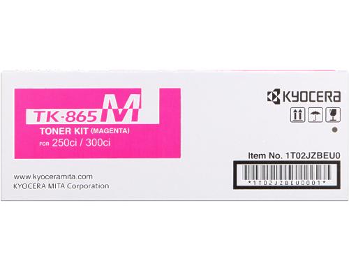 Toner Kyocera TK-865M, TASKalfa 250/300ci magenta, 12'000 Seiten bei 5% Deckung