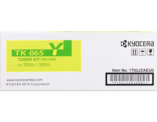 Toner Kyocera TK-865Y, TASKalfa 250/300ci yellow, 12'000 Seiten bei 5% Deckung