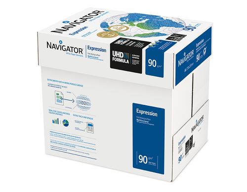 Navigator Kopierpapier Expression A4 Box  2'500 Blatt, 90gm2, weisse 169 CIE