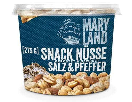 Maryland Snack Nsse Salz & Pfeffer 275 g