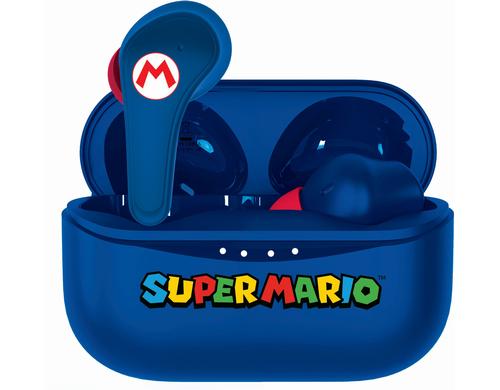 OTL Nintendo Super Mario BLUE TWS Earpods Bluetooth, 6h