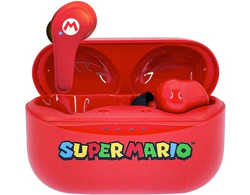 OTL Nintendo Super Mario RED TWS Earpods Bluetooth, 6h