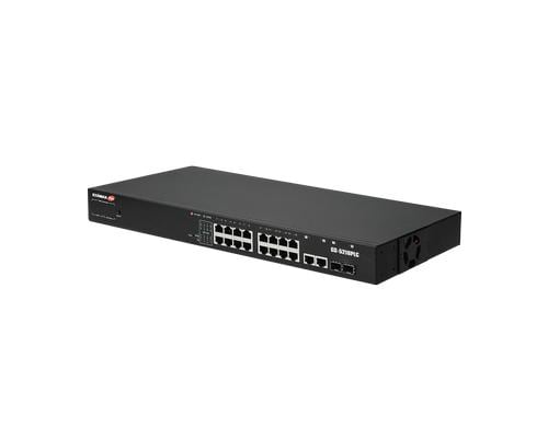 Edimax Pro GS-5216PLC 18 Port Switch PoE+ 18-Port, PoE+, 2SFP, 280Wm Onvif sup.