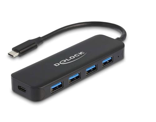 Delock USB 3.2 Gen1 Adapter Type-C 64170 4x USB Typ-A + 1x USB Typ-C Power Delivery
