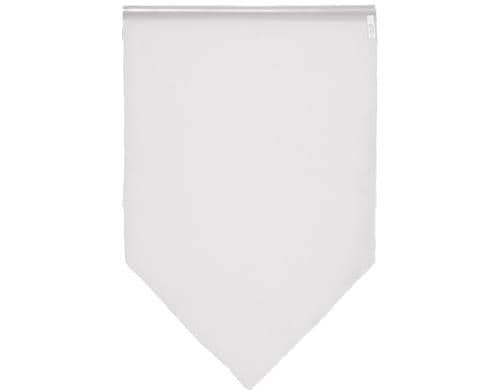 Hubatka Tagvorhang SpitzhngerVoile,45x60cm 2er Set, Weiss,100%Polyester,waschbar 30 C