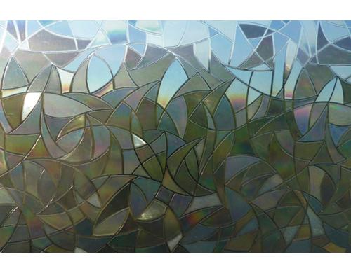 Hubatka Fensterfolie RUBI 46 x 150 cm Statisch haftend, absorbiert 99%UV-Strahlen