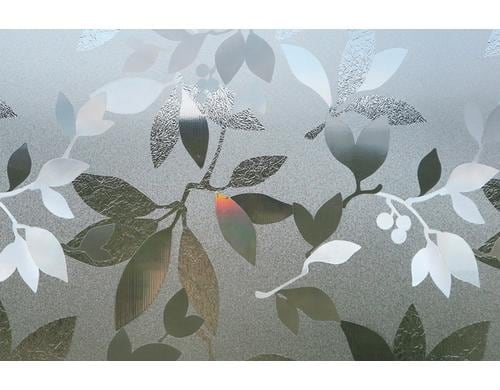 Hubatka Fensterfolie BLTTER 46 x 150 cm Statisch haftend, absorbiert 99%UV-Strahlen