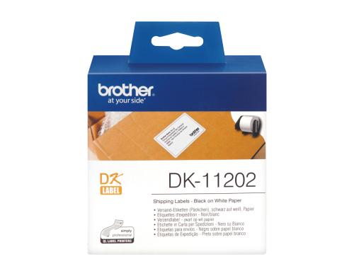 Brother P-touch DK-11202 Versand-Etiketten 300Stk./Rolle 62x100mm