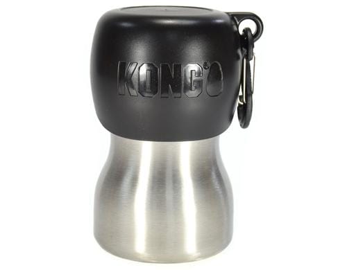 Kong H2O Edelstahl Wasserflasche Schwarz S 0.28l