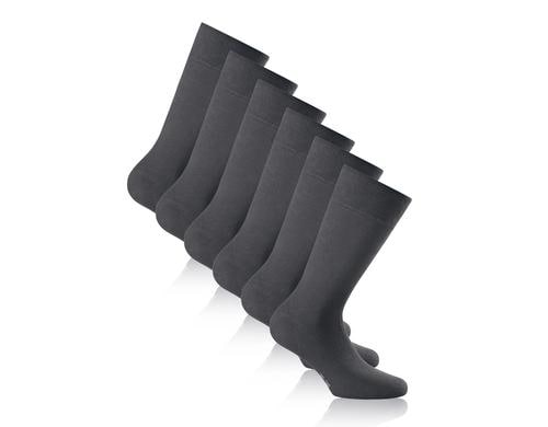 Cotton II Anthracite, Grsse 35 - 38, 3er-Pack