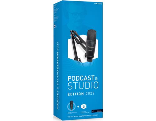 Magix Podcast + Studio Edition 2022 Box, Vollversion, Windows, DE,EN,FR,IT