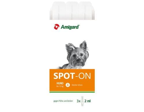 Amigard Spot-on Hund <15kg, 3x2ml 