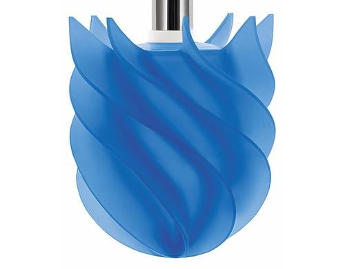 Loomaid WC-Brste Silikonkopf, Blau D: 8cm, H: 9 cm