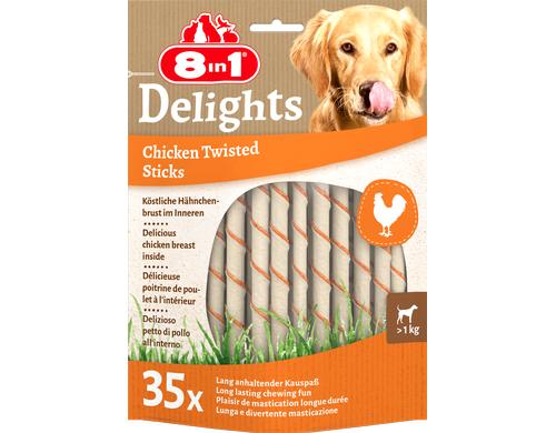 8in1 Delights twisted sticks, 35 Stk. 190g