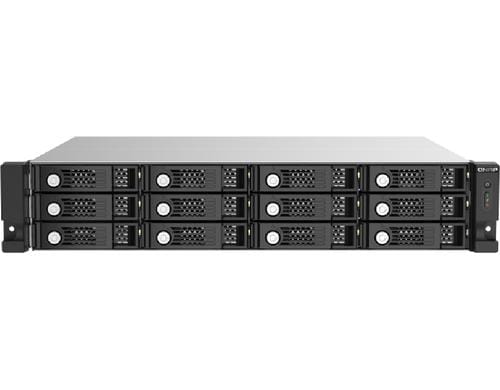 QNAP 12-bay 2U Rackmount SAS 12Gbps JBOD Erweiterungseinheit, redundantes Netzteil