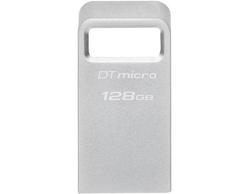 Kingston DT Micro 200MBs USB 3.2 Gen1 128GB Metallgehuse, ultrakompakt