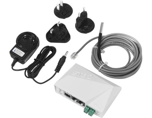 HW group HWg-STE2 R2 PoE-Kit LAN, WiFi, PoE, T-Sensor, Netzteil