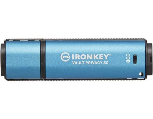 Kingston IronKey Vault Privacy 50 8GB USB3.2 (Typ-A), AES-256 Encrypted, FIPS 197