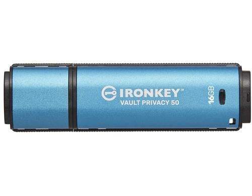 Kingston IronKey Vault Privacy 50 16GB USB3.2 (Typ-A), AES-256 Encrypted, FIPS 197
