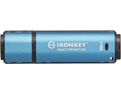 Kingston IronKey Vault Privacy 50 32GB USB3.2 (Typ-A), AES-256 Encrypted, FIPS 197