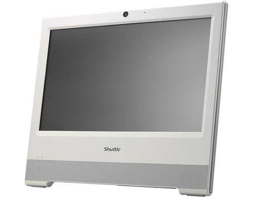 Shuttle Barebone X50V8 White Touchscr. AiO Intel Cel. 5205U, 2x DDR4 SO-DIMM