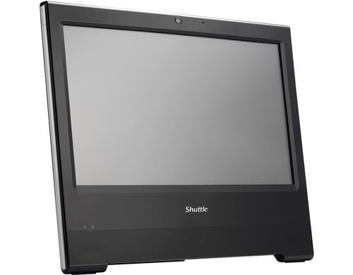 Shuttle POS X508 Black Touchscr. PC, ohneOS Intel Celeron 5205U, 4GB RAM, 120GB HDD